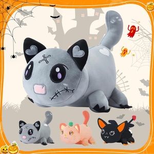 Cat Plush Toys, 11" Halloween Cat Plush, Me Meow Cat Plush Doll Birthday